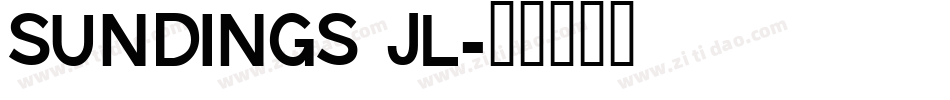 Sundings JL字体转换